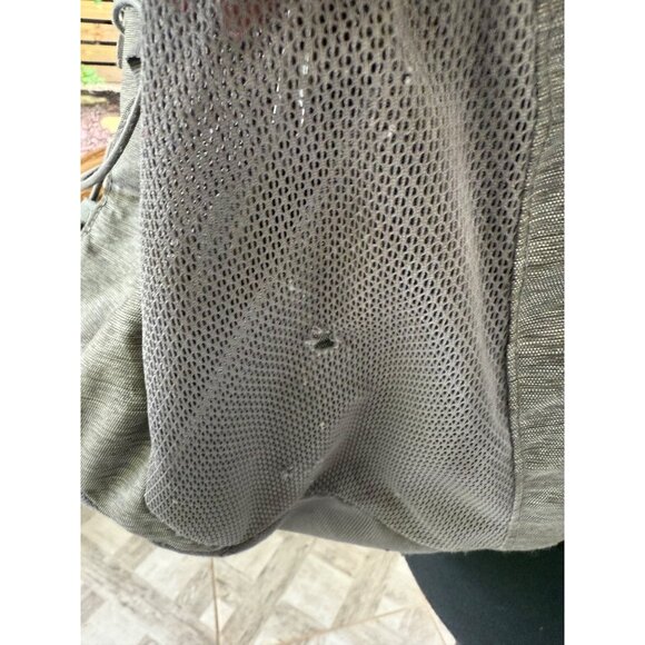 The North Face Jester Backpack Heather Gray White Hiking Camping School Outdoor - Picture 4 of 14